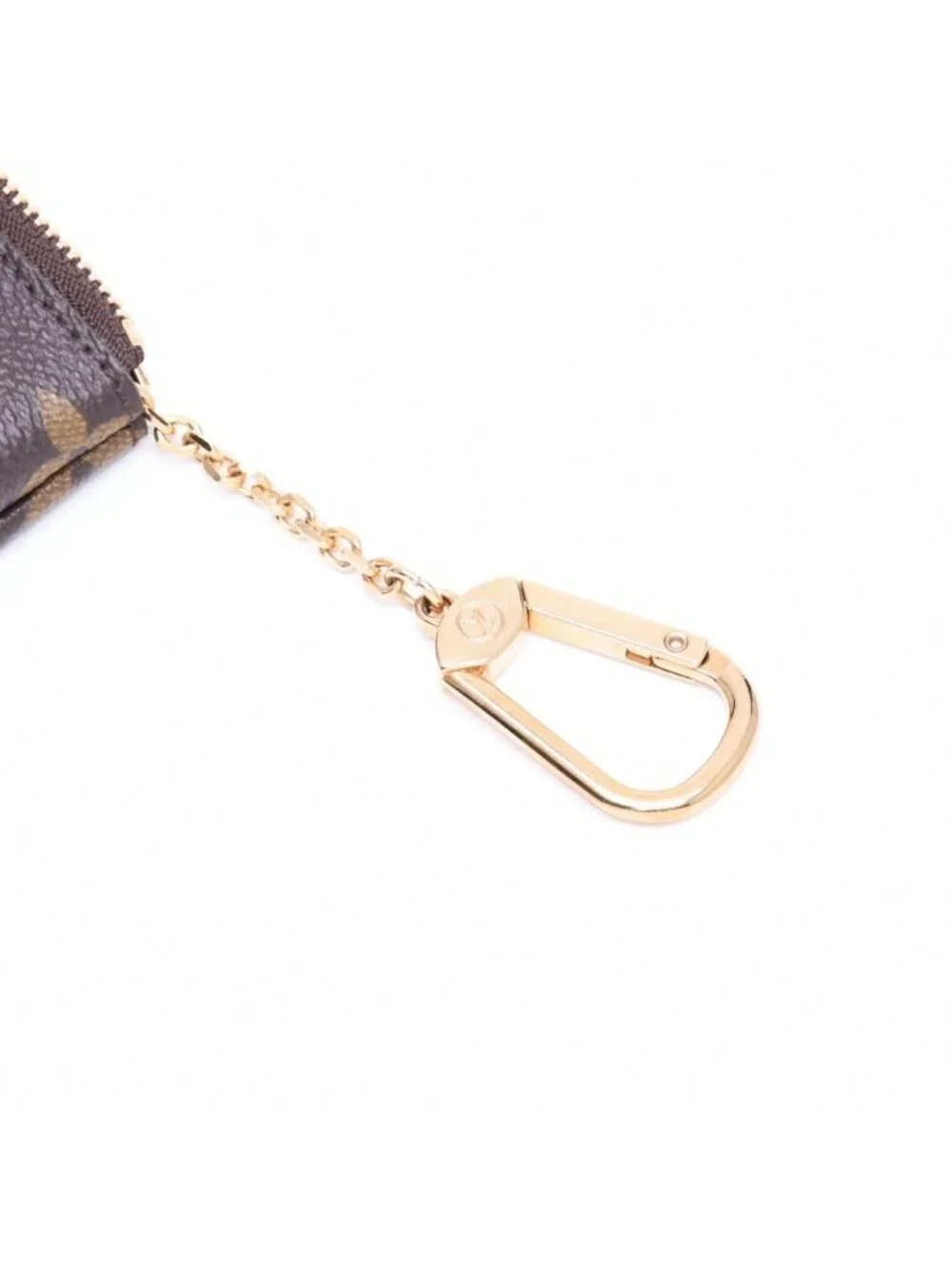 Louis Vuitton Pochette Cles Coin Purse Monogram Brown